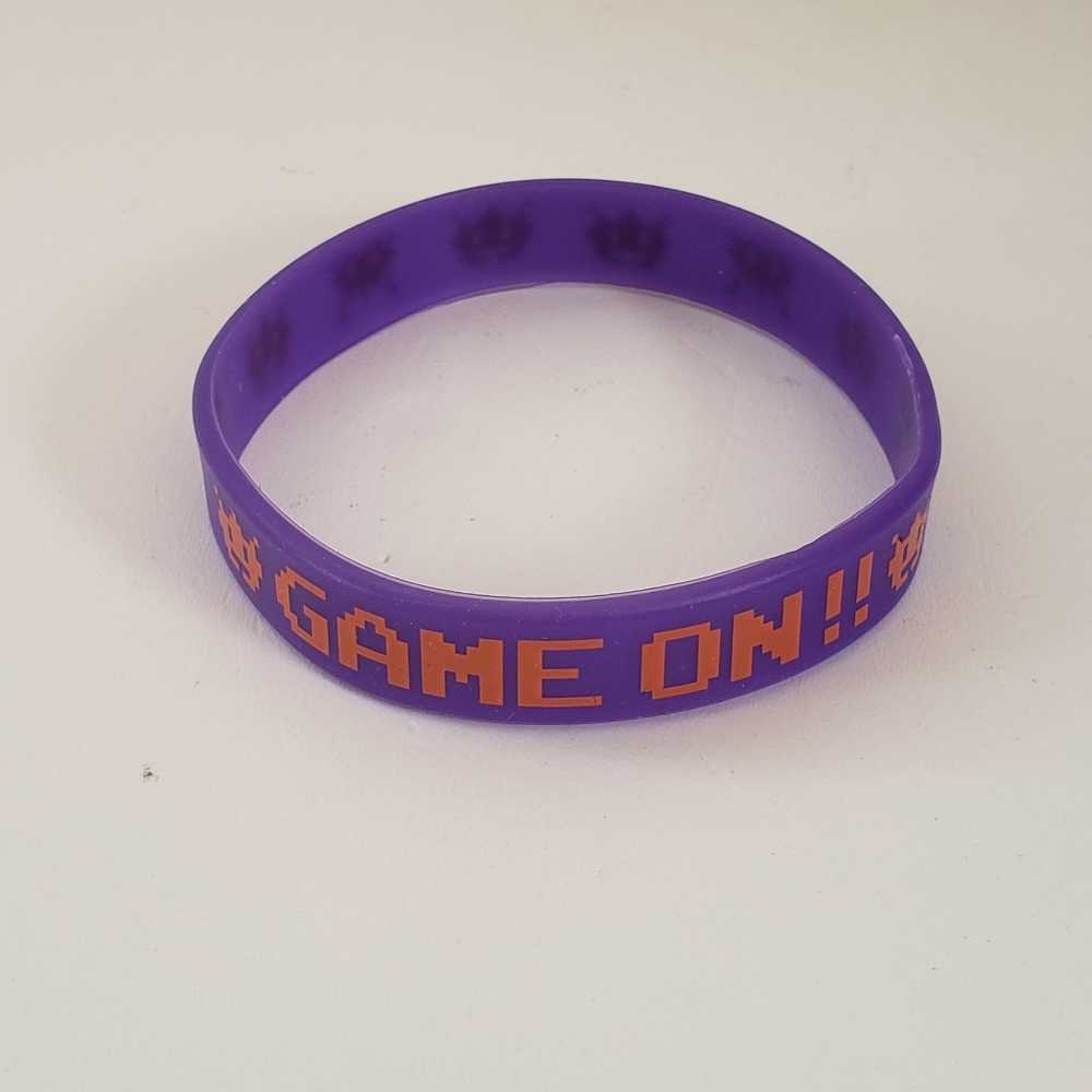 🍭7/$15 Silicone Bracelets Rubber Wristband Game On